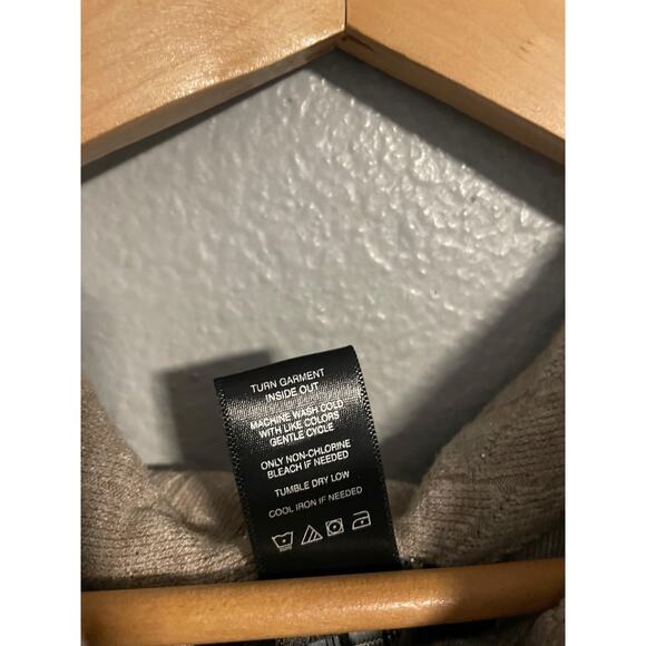 Ali Miles Sweater Womens XL Beige Glitter Knit Cowl Neck Button Back Tunic Top - Picture 5 of 8